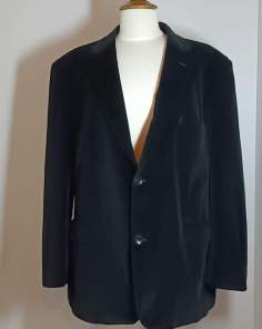 Veste Blazer Homme Velours Noir T 60 Nino Loretti