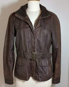 Veste Cuir Femme Stradivarius Vintage