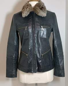 Veste Redskins Femme Cuir de Chèvre Taille M